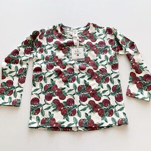 Kate Quinn Organics Apple Branches  Boxy Tee 6 Years